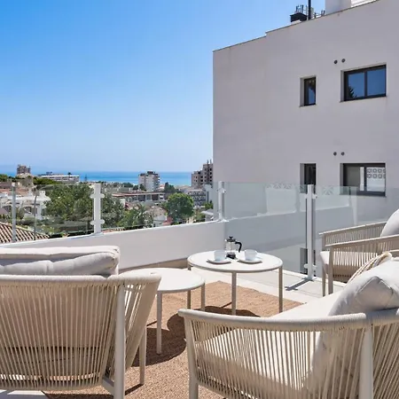 Lägenhet Vivi Homes - Montesol - Terrace - Jacuzzi - Sea View Torremolinos